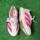 Adidas Adizero Adios Pro 4 White and Pink Running Shoes Size 39 Eur