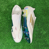 Adidas F50 Elite Laceless White and Green Firm Ground FG Football Boot Size 44 Eur