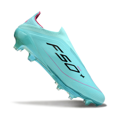 Scarpa da calcio Adidas F50+ Elite Laceless Light Blue Firm Ground FG