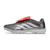 Scarpa da calcio Adidas Predator 26 Elite Tongue grigio bianco e arancione Turf TF