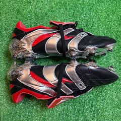 Adidas Predator Accelerator Elite Black and Red Firm Ground FG Football Boot Size 46 Eur