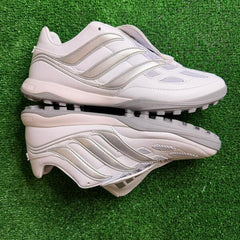 Adidas Predator Accelerator Elite White Turf TF Football Boot Size 44.5 Eur