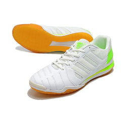 Adidas Top Sala IC White and Green Futsal Football Boot