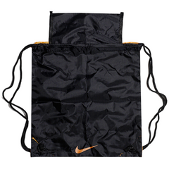 Borsa da calcio Nike Hypervenom nera e arancione