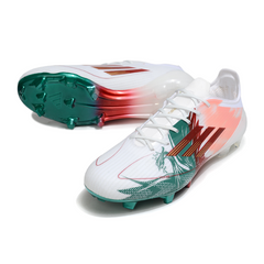 Scarpa da calcio Adidas F50 Elite FG bianca rossa e verde per terreni compatti