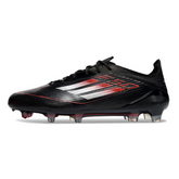 Botas de fútbol Adidas F50 Elite FG para terreno firme, color negro, blanco y rojo