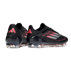 Scarpa da calcio Adidas F50 Primeknit Elite nera, bianca e rossa per terreni compatti FG