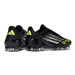 Scarpa da calcio Adidas F50 Primeknit Elite nera, bianca e verde per terreni compatti FG