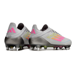 Adidas F50 Primeknit Elite Gray Yellow and Pink Mixed Studs SG Football Boot