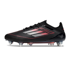 Adidas F50 Primeknit Elite Black White and Red Mixed Studs SG Football Boot