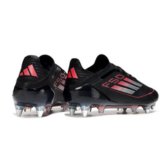 Adidas F50 Primeknit Elite Black White and Red Mixed Studs SG Football Boot