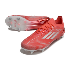 Adidas F50 Primeknit Elite Soccer.Com Pack Black and Red Mixed Studs SG Football Boot