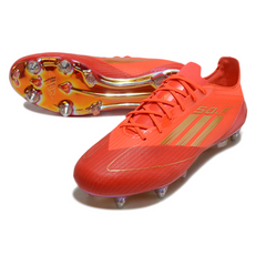 Adidas F50 Elite Red and Yellow Mixed Studs SG Football Boot