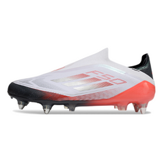 Adidas F50 Elite Kids Mixed Studs SG White Grey and Orange Football Boot