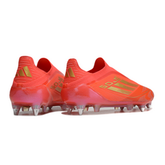Adidas F50 Elite Laceless Red and Yellow Mixed Studs SG Football Boot