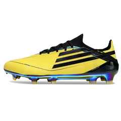 Scarpa da calcio Adidas F50 Primeknit Elite gialla e nera per terreni compatti FG