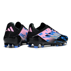 Scarpa da calcio Adidas F50 Primeknit Elite nera e bianca per terreni compatti FG