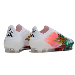 Adidas F50 Primeknit Elite White Green and Red Firm Ground FG Football Boot