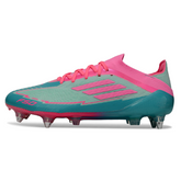 Adidas F50 Primeknit Elite Light Blue and Pink Mixed Studs SG Football Boot Messi
