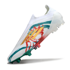 Adidas F50 Elite Laceless White Red and Green Firm Ground FG Football Boot