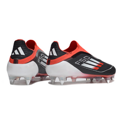 Adidas F50 Elite Without Laces Black Red and White Mixed Studs SG Football Boot