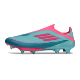 Scarpa da calcio Adidas F50+ Elite Laceless Light Blue e Pink Firm Ground FG