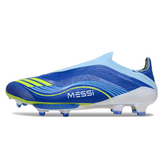 Scarpa da calcio Adidas F50+ Elite Laceless Blue Messi Pack Firm Ground FG