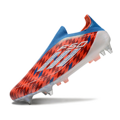 Botas de fútbol Adidas F50 Elite Raumdeuter Pack con tacos mixtos SG en blanco y negro