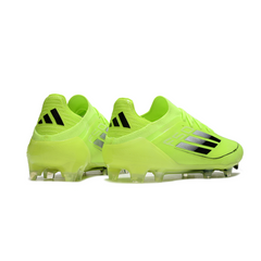 Scarpa da calcio Adidas F50+ Elite verde e nera per terreni compatti FG