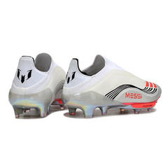 Scarpe da calcio Adidas F50+ Elite Laceless White Pack per terreni compatti FG