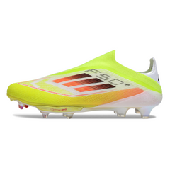 Scarpa da calcio Adidas F50+ Elite Laceless Green White and Orange Firm Ground FG