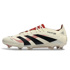 Botas de fútbol Adidas Predator 25 Elite Goal Hunter Pack, color negro y rojo, para terreno firme FG
