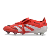 Scarpa da calcio Adidas Predator 25 Elite Pure Victory Pack con tacchetti misti, nera e bianca