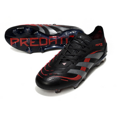 Scarpa da calcio Adidas Predator 25 Elite nera per terreni compatti FG