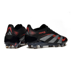 Scarpa da calcio Adidas Predator 25 Elite nera per terreni compatti FG