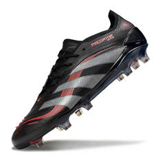 Scarpa da calcio Adidas Predator 25 Elite nera per terreni compatti FG