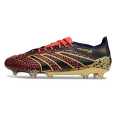 Scarpa da calcio Adidas Predator 25 Elite nera rossa e gialla per terreni compatti FG