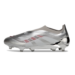 Scarpa da calcio Adidas Predator 25 Elite Laceless Chrome Firm Ground FG