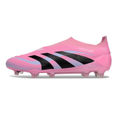 Adidas Predator 25 Elite Laceless Light Pink Firm Ground FG Football Boot