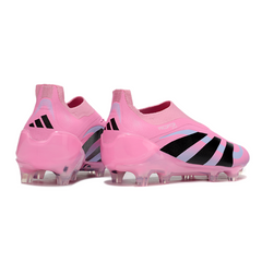 Adidas Predator 25 Elite Laceless Light Pink Firm Ground FG Football Boot