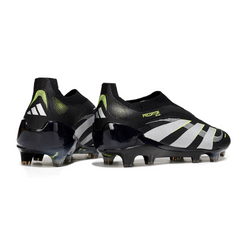 Scarpa da calcio Adidas Predator 25 Elite Laceless Black Pack per terreni compatti FG