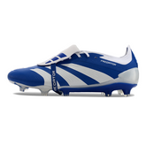 Chuteira Campo Adidas Predator 30 Elite Com Lingua FG Azul e Branca - VENI Futebol