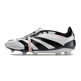 Chuteira Campo Adidas Predator 30 Elite Com Lingua FG Prata e Preta - VENI Futebol