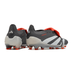 Chuteira Campo Adidas Predator 30 Elite Com Lingua FG Cinza e Branca - VENI Futebol