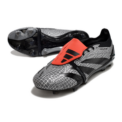 Chuteira Campo Adidas Predator 30 Elite Com Lingua FG Cinza e Preta - VENI Futebol