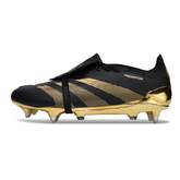 Scarpa da calcio Adidas Predator 30 Elite DF SG con tacchetti misti, nera e oro