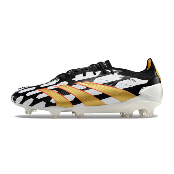 Chuteira Campo Adidas Predator 30 Elite FG Branca e Preta - VENI Futebol