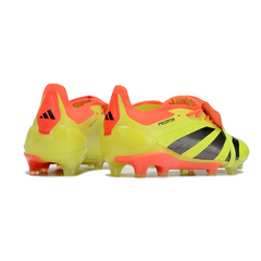 Chuteira Campo Adidas Predator 30 Elite Com Lingua FG Amarela e Laranja - VENI Futebol