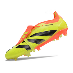 Chuteira Campo Adidas Predator 30 Elite Com Lingua FG Amarela e Laranja - VENI Futebol