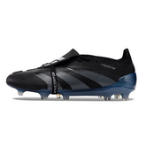 Scarpa da calcio Adidas Predator 30 Elite Tongue nera e blu per terreni compatti FG